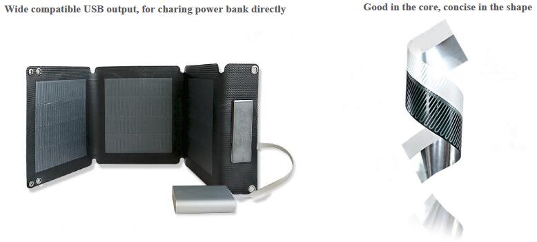 12W folding solar charger