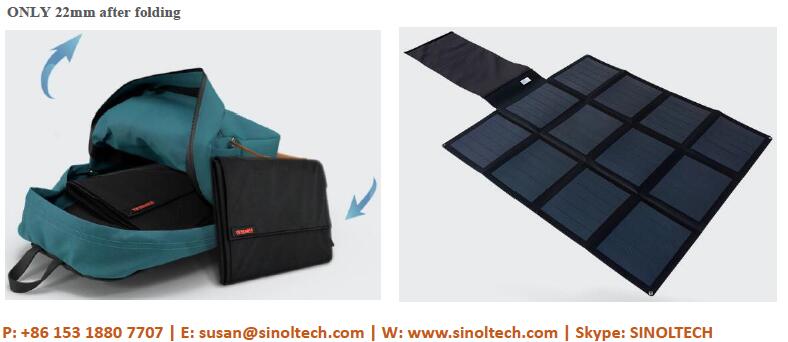 97W folding solar charger