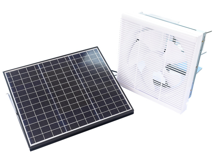 lauvered solar exhaust fan-indoor use