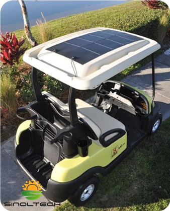 flexible PV for golf cart