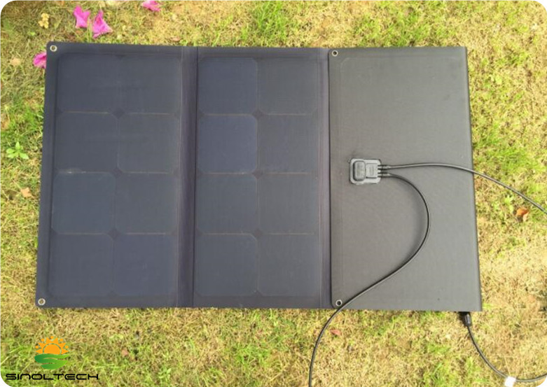 100W folding solar panel charger