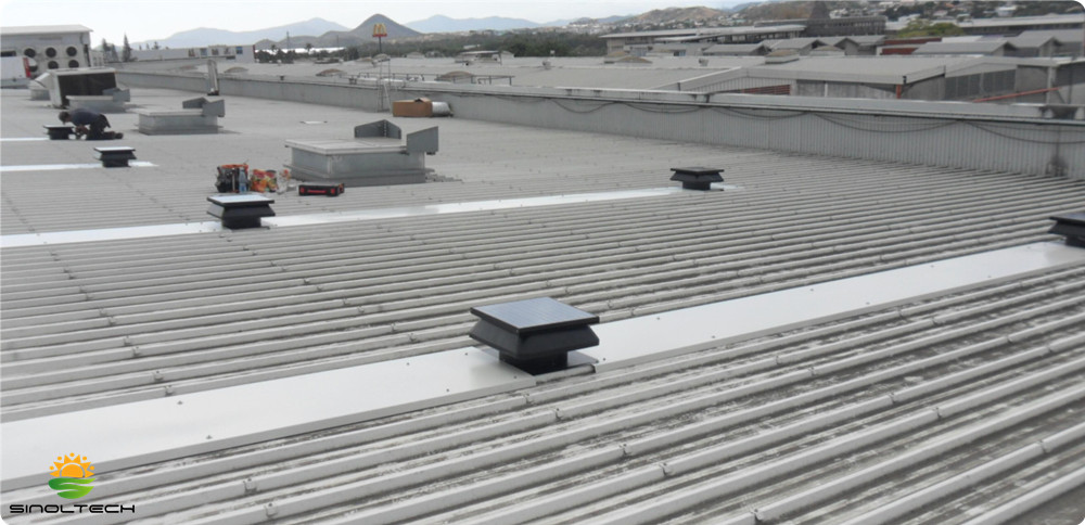 roof solar air circulation fan